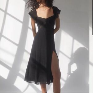 Aritzia wilfred moonshine dress black